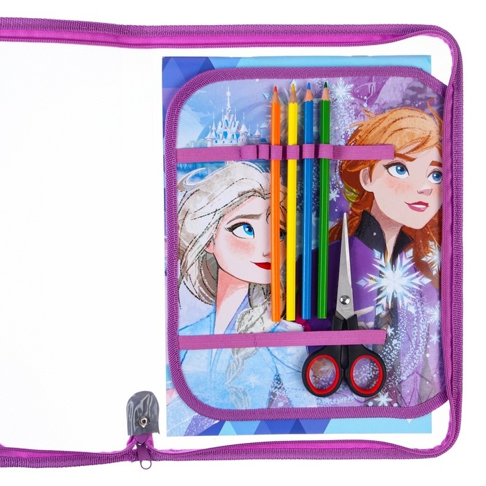 Папка пластиковая А4, на молнии, Холодное сердце Папка пластиковая А4, на молнии, Холодное сердце