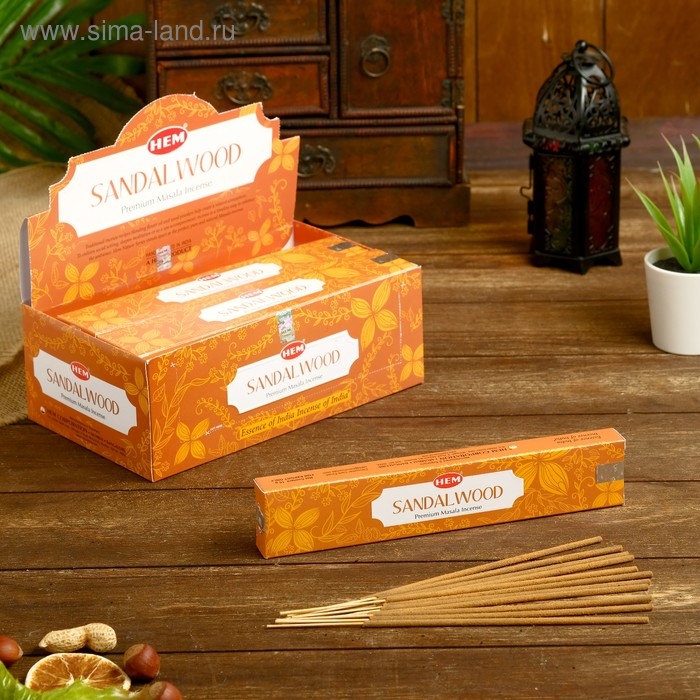 Благовония Благовония "HEM" 15 гр. Масала Сандаловое дерево