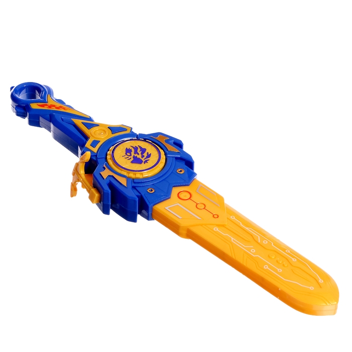 Волчок с мечом ULTRA SPIN «Гладиатор», цвет синий Волчок с мечом ULTRA SPIN «Гладиатор», цвет синий