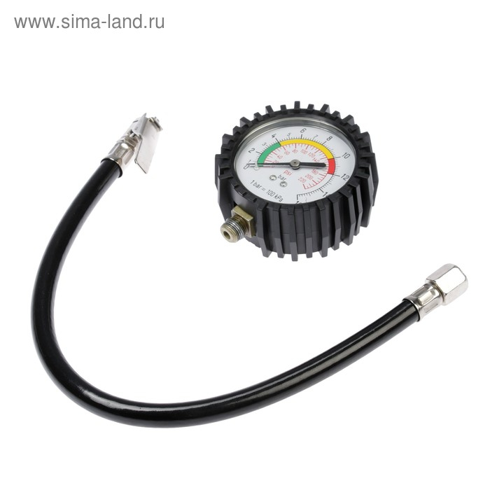 Манометр механический, зажим, резиновый шланг 18 см Манометр механический, зажим, резиновый шланг 18 см