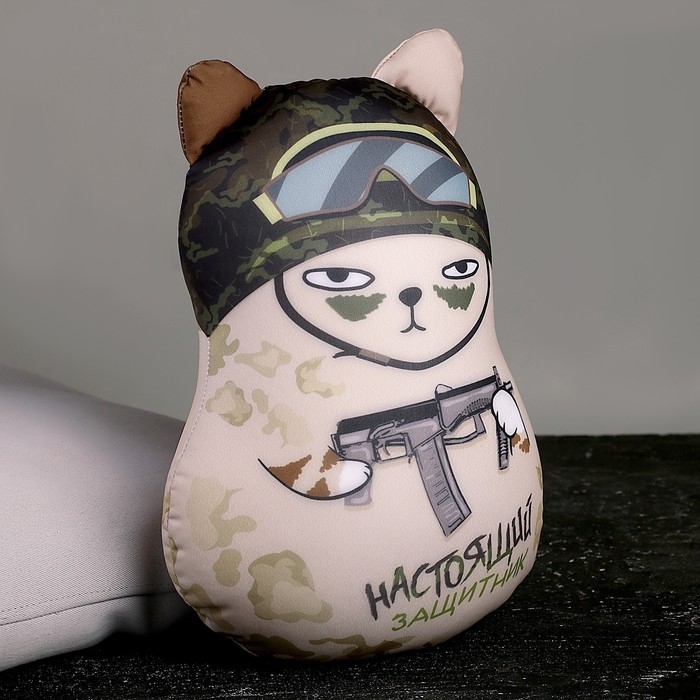 Игрушка антистресс, кот Игрушка антистресс, кот "Настоящий защитник"