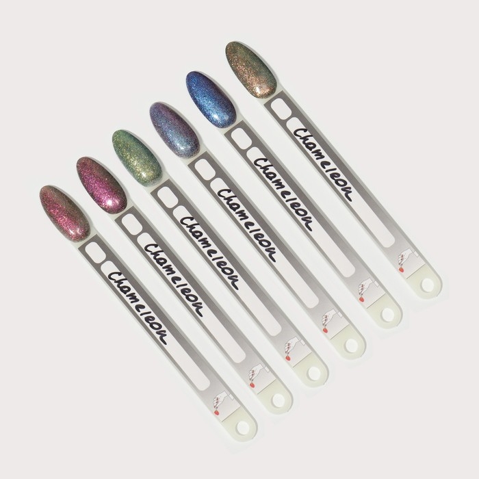 Гель лак для ногтей, «Chameleon», 3-х фазный, 8мл, LED/UV, цвет зелёный/жёлтый (01)