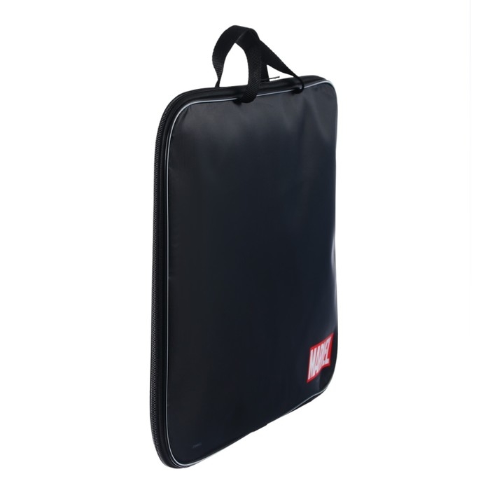 Папка для черчения и рисунков А3, 470х350х20 мм с ручками, текстильная,Мстители