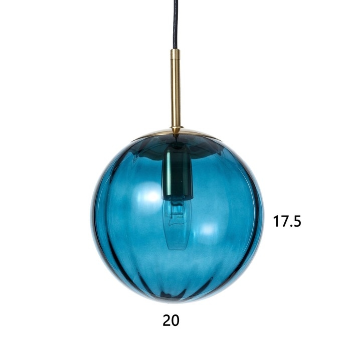 Светильник BayerLux 2481/1BL E27 40Вт синий 20х20х17.5-117 см Светильник BayerLux 2481/1BL E27 40Вт синий 20х20х17.5-117 см