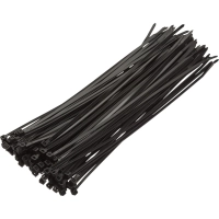 Хомут стяжка нейлоновая Topfort 5х300 (4,8х300 мм) чёрный 100 шт/уп
