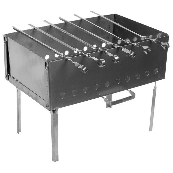 Мангал-дипломат №2, 400х250х400, нержавеющая сталь 1.5 мм, с шампурами, в сумке Мангал-дипломат №2, 400х250х400, нержавеющая сталь 1.5 мм, с шампурами, в сумке