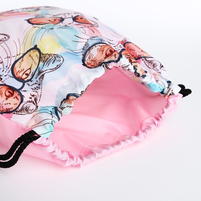 Мешок для обуви на шнурке, цвет белый Мешок для обуви на шнурке, цвет белый