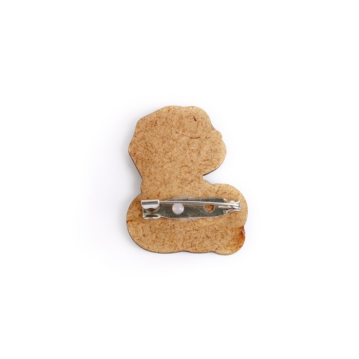 Значок новогодний «Счастье в твоих руках» 3,2 х 3,9 см Значок новогодний «Счастье в твоих руках» 3,2 х 3,9 см