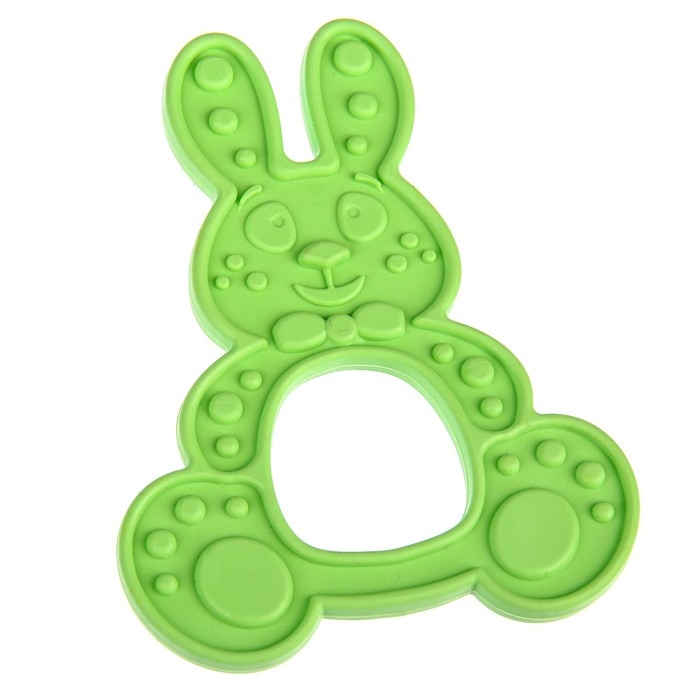 Прорезыватель силиконовый «Зайка», цвет МИКС, КНОПА Прорезыватель силиконовый «Зайка», цвет МИКС, КНОПА
