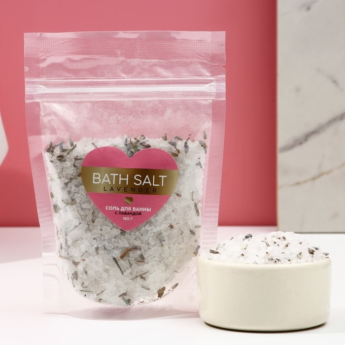 Cоль для ванны с лавандой Bath salt, 150 г, ЧИСТОЕ СЧАСТЬЕ Cоль для ванны с лавандой Bath salt, 150 г, ЧИСТОЕ СЧАСТЬЕ