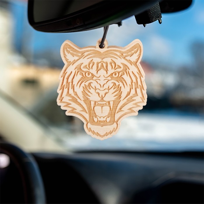 Подвеска автомобильная Grand Caratt Тигр, дерево, войлок Подвеска автомобильная Grand Caratt Тигр, дерево, войлок