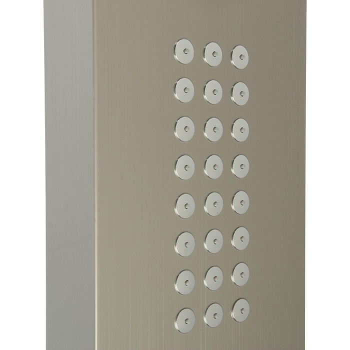 Душевая панель ZEIN S-13, 3-х функциональная, нержавеющая сталь, сатин Душевая панель ZEIN S-13, 3-х функциональная, нержавеющая сталь, сатин