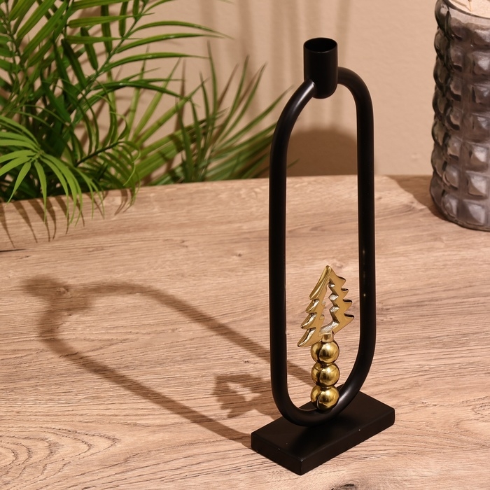 Подсвечник  Подсвечник "Ёлочка" 33 см, металл