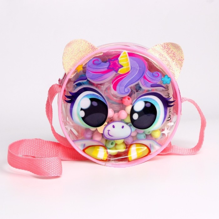 Набор с прядями, тату, стразами, в сумочке Набор с прядями, тату, стразами, в сумочке