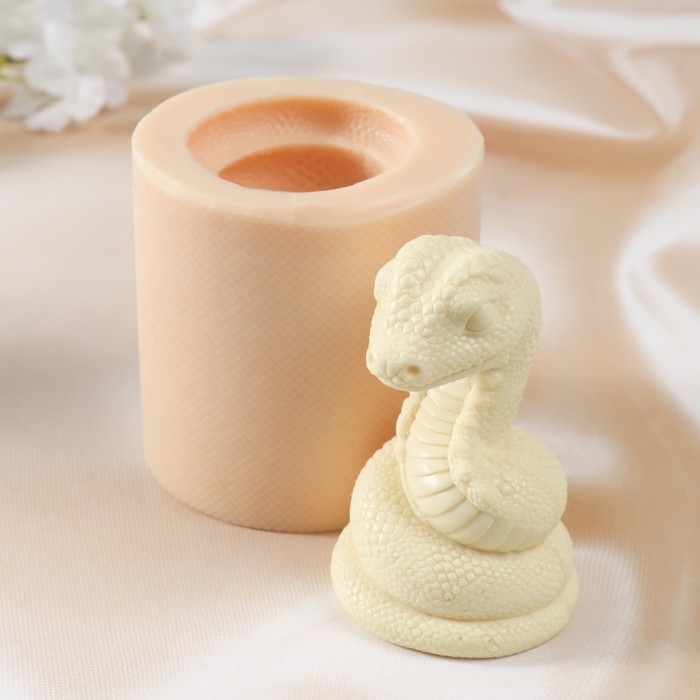 Молд силиконовый Молд силиконовый "Змея №5" 9х6х6 см