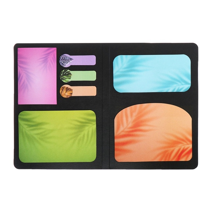 Блок с липким краем 115х158, deVENTE Tropicana, 20 листов, 7 цветов, офсет, МИКС Блок с липким краем 115х158, deVENTE Tropicana, 20 листов, 7 цветов, офсет, МИКС