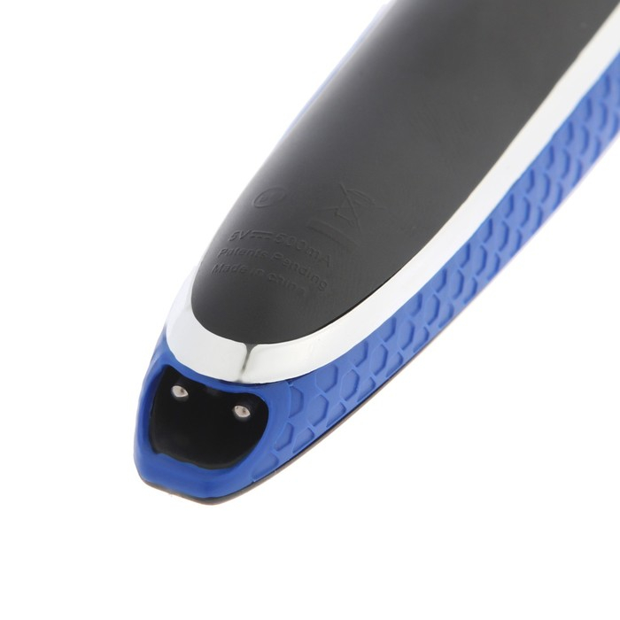 Триммер для волос Luazon LTRI-05, для усов/бороды, 3 насадки, от USB, синий Триммер для волос Luazon LTRI-05, для усов/бороды, 3 насадки, от USB, синий