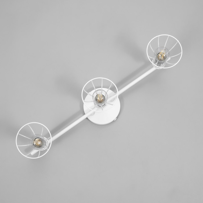 Светильник Светильник "Бостон" 3х60Вт Е14 белый/хром