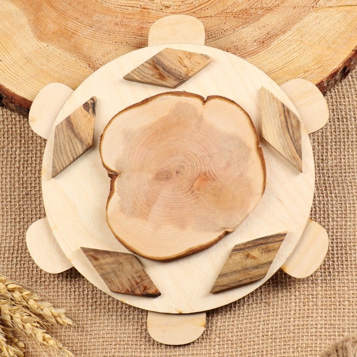 Подставка под горячее «Матрешка», D=20 см, можжевельник Подставка под горячее «Матрешка», D=20 см, можжевельник