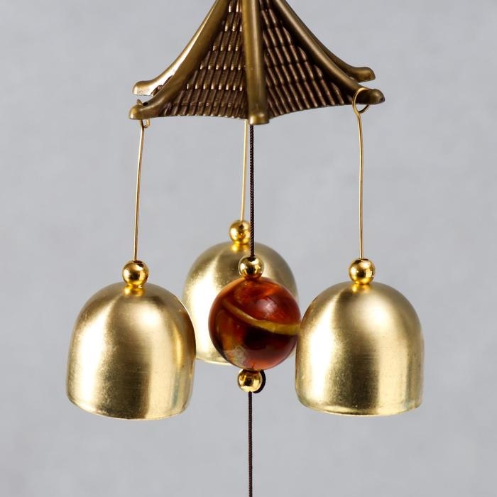 Музыка ветра металл Музыка ветра металл "Филин" 3 колокольчика 37,5 см