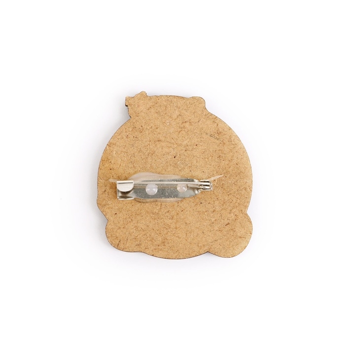 Значок новогодний «Новый год: Талисман от стресса», 4,1 х 4,5 см Значок новогодний «Новый год: Талисман от стресса», 4,1 х 4,5 см