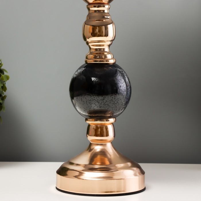 Настольная лампа Настольная лампа "Дейла" Е27 40Вт черно-золотой 25х25х44 см