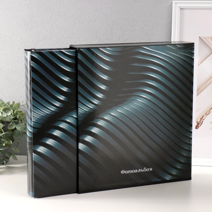 Фотоальбом на 500 фото 10x15 см  Фотоальбом на 500 фото 10x15 см "Винил" в коробке 5,5x30x33,5 см