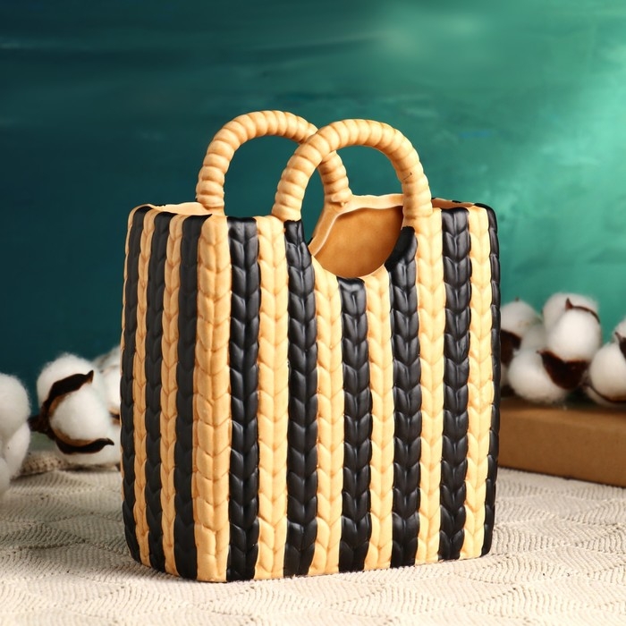 Кашпо - ваза  Кашпо - ваза "Бэкка" 18х13х8см