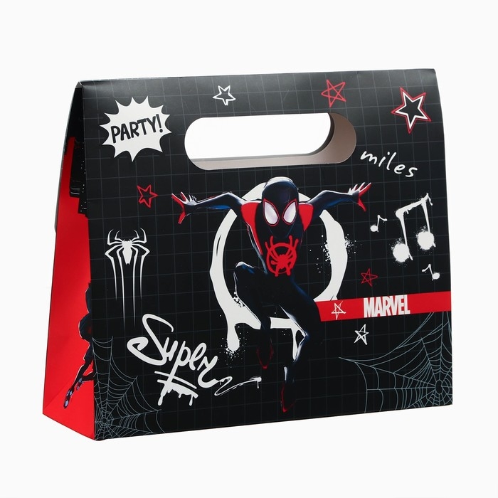 Пакет-коробка  Пакет-коробка "Amazing", Человек-паук, 24х20х7 см