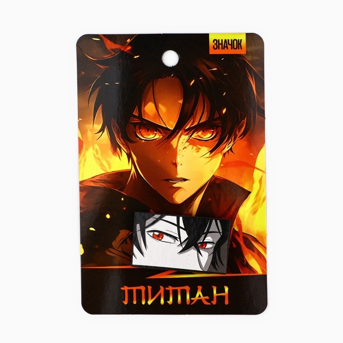 Значки деревянные «Аниме» в шоубоксе, 20 шт Значки деревянные «Аниме» в шоубоксе, 20 шт