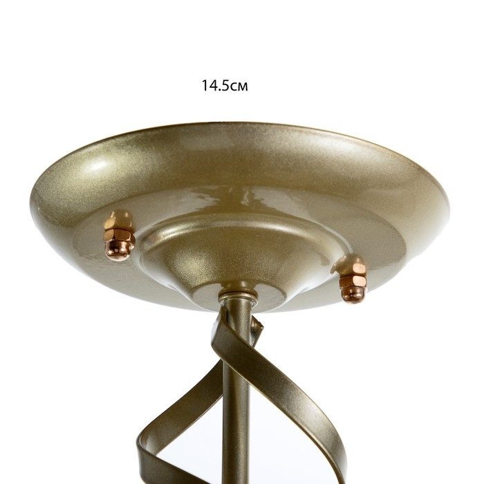 Люстра Люстра "Сапфира" 8хЕ14 40т шампанское золото 72х72х40 см