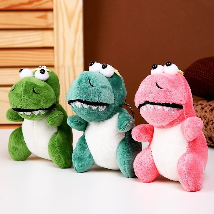 Мягкая игрушка &laquo;Дракон&raquo;, на брелоке, 13 см, цвет МИКС