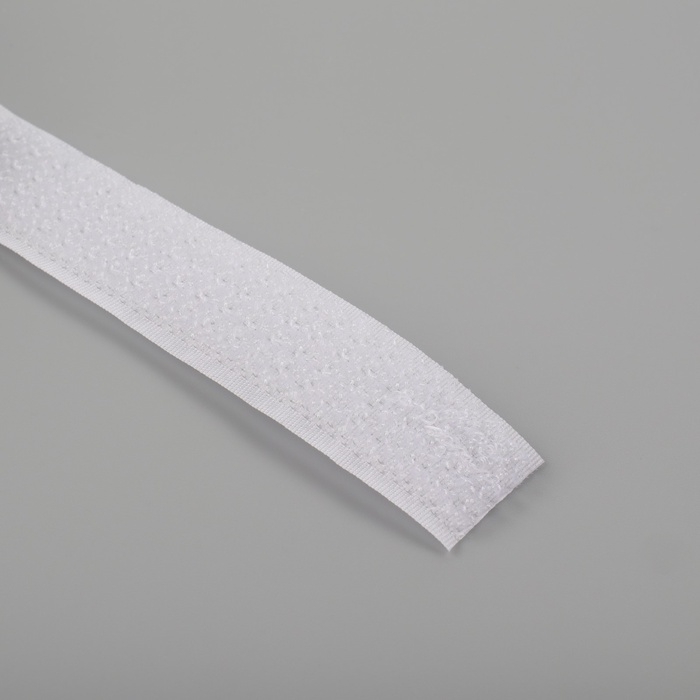 Липучка гибридная, 20 мм × 25 ± 1 м, цвет белый Липучка гибридная, 20 мм × 25 ± 1 м, цвет белый