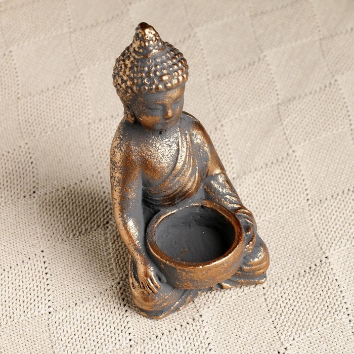 Подсвечник Подсвечник "Будда" винтаж 15,5см