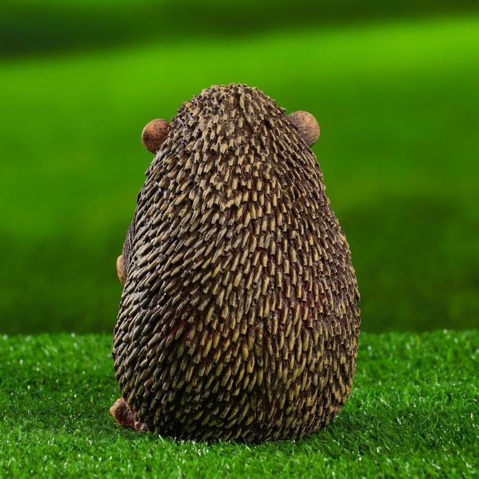 Садовая фигура Садовая фигура "Ежик с грибами милый" 11х8х10 см