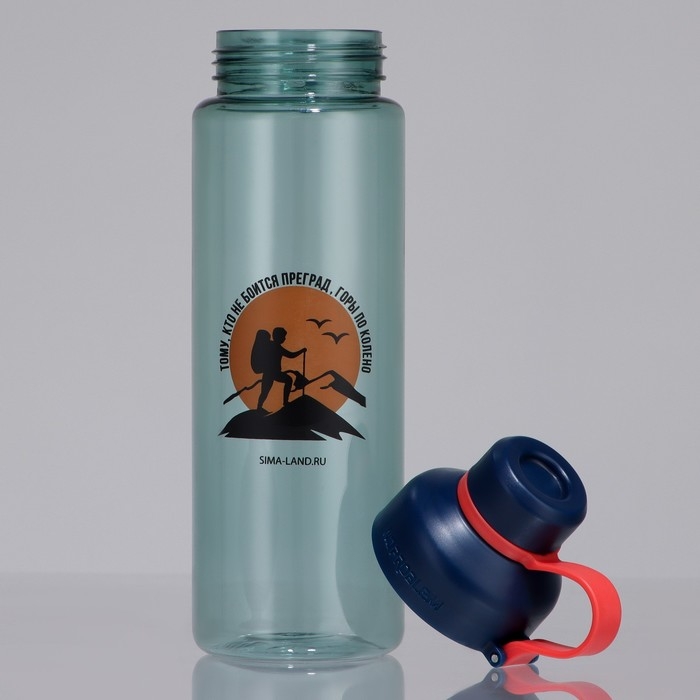 Бутылка для воды «Тому, кто не боится преград», 800 мл Бутылка для воды «Тому, кто не боится преград», 800 мл