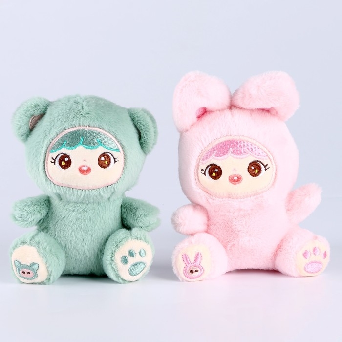 Мягкая игрушка «Кукла», в костюме, 12 см, цвет МИКС Мягкая игрушка «Кукла», в костюме, 12 см, цвет МИКС