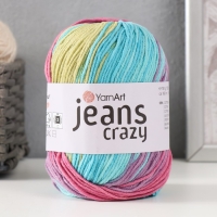 Пряжа "Jeans crazy" 55% хлопок, 45% акрил 160м/50гр (8211 бир-малин)