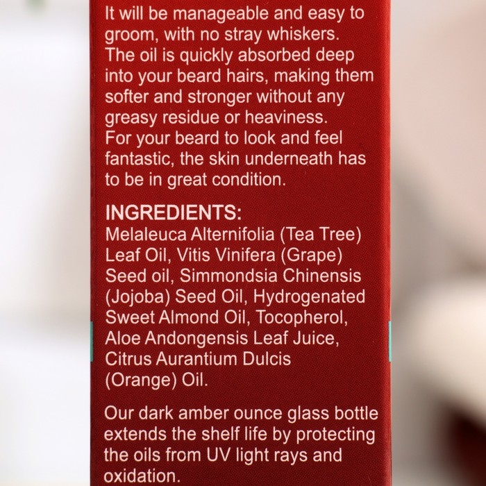 Масло для бороды и усов с апельсином, 30 мл Масло для бороды и усов с апельсином, 30 мл