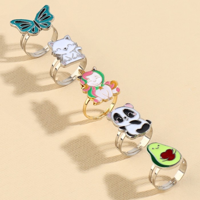 Кольцо «Котик», 5 шт Кольцо «Котик», 5 шт