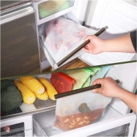 Силиконовый пакет zip lock Доляна, 21,5×18 см, 1,1 л, многофункциональный, герметичный, цвет бирюзовый