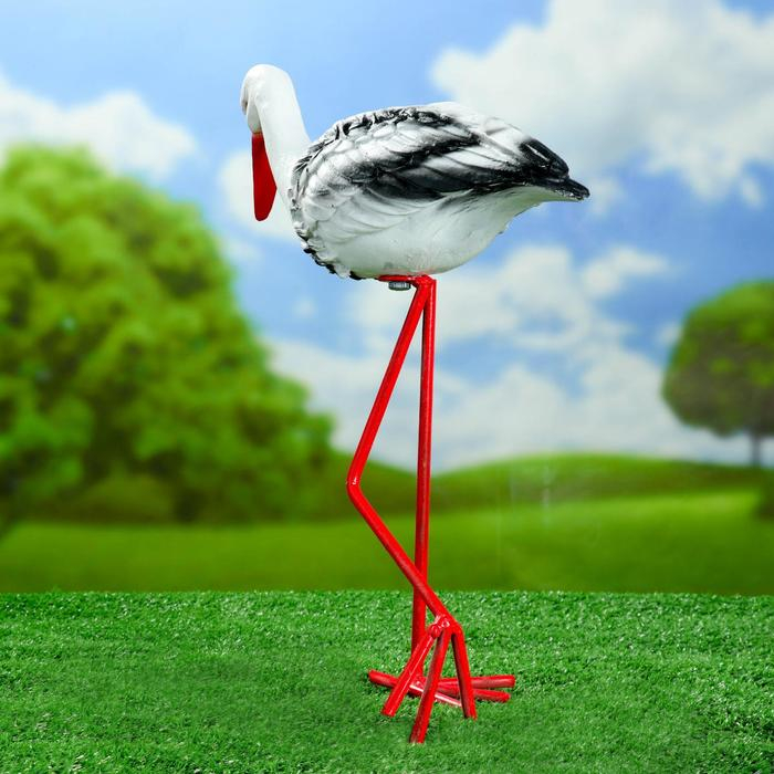 Садовая фигура Садовая фигура "Аист" 33х20х60см