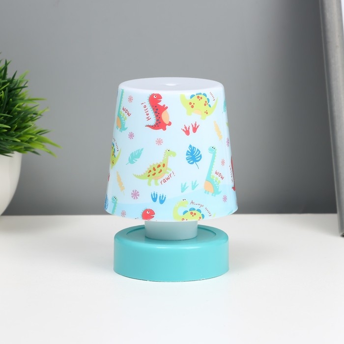 Ночник Ночник "Динозаврик" LED от батареек 3хААА 7,5х7,5х11 см RISALUX