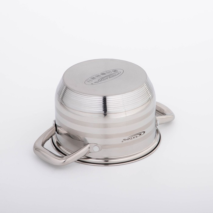 Кастрюля «Элис», 1.8 л, d=16 см, капсульное дно, индукция