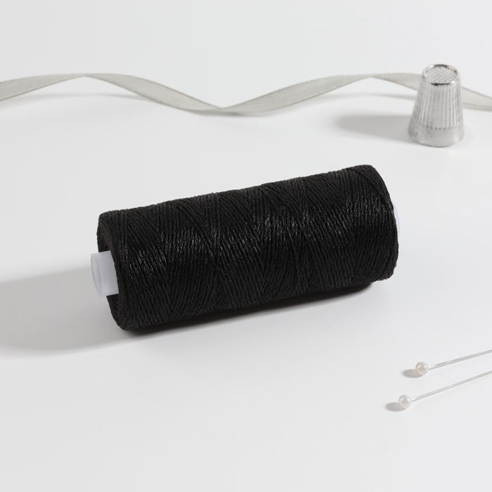 Нитки 170ЛТ, 200 м, цвет чёрный №6818 Нитки 170ЛТ, 200 м, цвет чёрный №6818