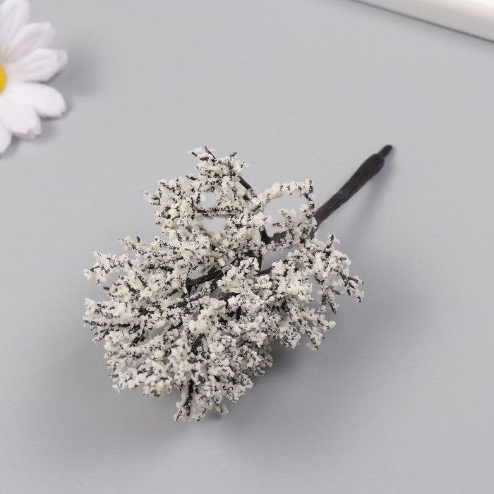 Искусственное растение для творчества пластик Искусственное растение для творчества пластик "Снежное дерево" 12 см