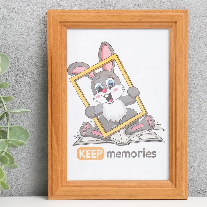 Фоторамка 10х15 см сосна, № 1 Янтарь, 17 мм (пластиковый экран) Фоторамка 10х15 см сосна, № 1 Янтарь, 17 мм (пластиковый экран)