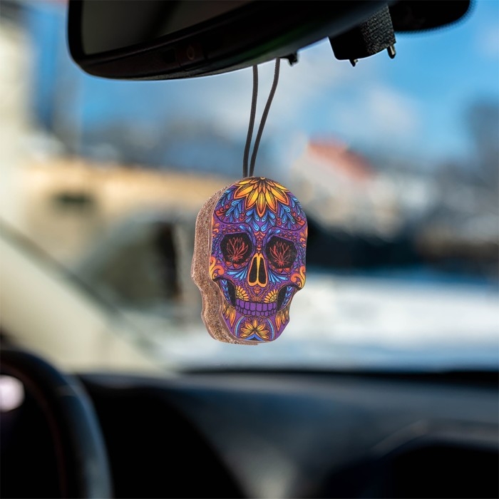 Подвеска автомобильная Grand Caratt Череп, дерево, войлок Подвеска автомобильная Grand Caratt Череп, дерево, войлок