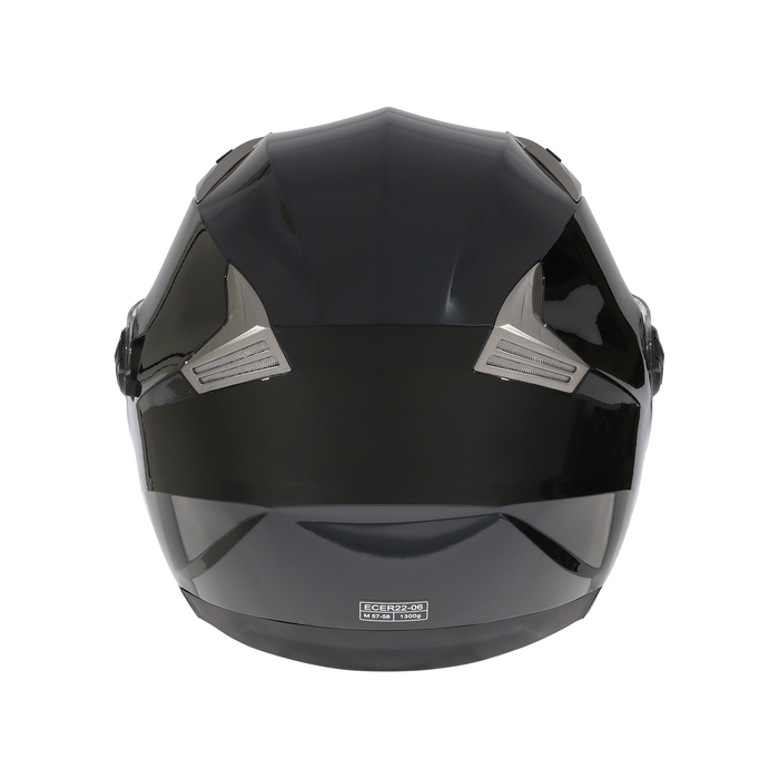 Шлем открытый с двумя визорами, размер M (57-58), модель - BLD-708E, черный глянцевый Шлем открытый с двумя визорами, размер M (57-58), модель - BLD-708E, черный глянцевый