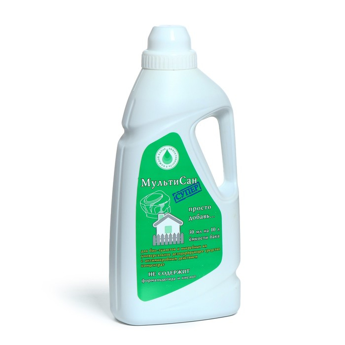 Жидкость для биотуалета универсальная «Мультисан Супер», концентрат, 1 л Жидкость для биотуалета универсальная «Мультисан Супер», концентрат, 1 л